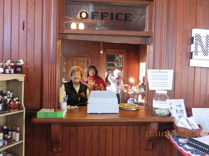 Cashout Windows & Staff in the Original Train Ticket Office
